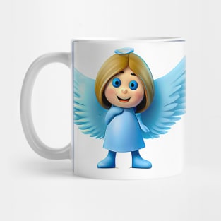 AI Art Cute Angel 2 Abstract Expressionism Effect Mug